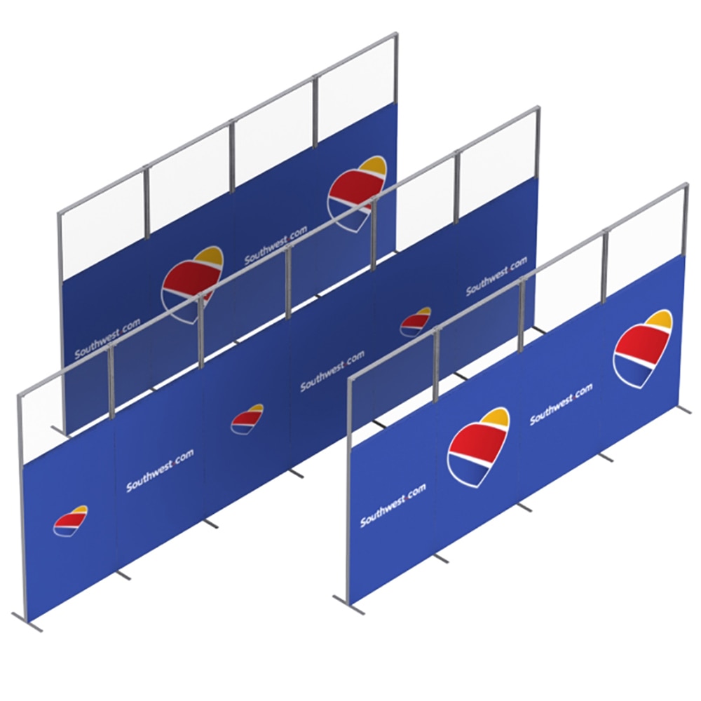 QSEG Queue Straight — Printed with 28in Clear Window